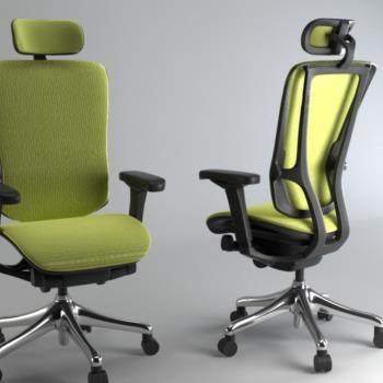 现代旋转办公椅3D模型