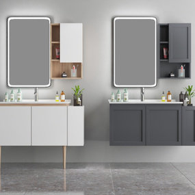现代浴室柜洗手台3d模型