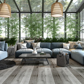 意大利Flexform 现代布艺转角沙发组合3d模型
