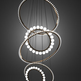 现代环形装饰灯3d模型