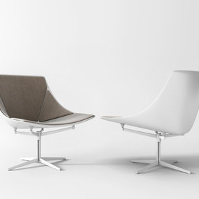 现代布艺休闲椅3d模型