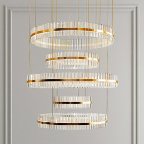 Baroncelli现代艺术水晶吊灯3d模型