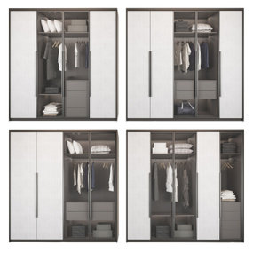 现代双开门衣柜3d模型