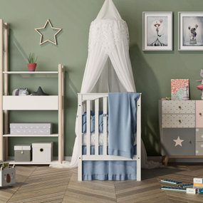 北欧婴儿床儿童柜组合3d模型