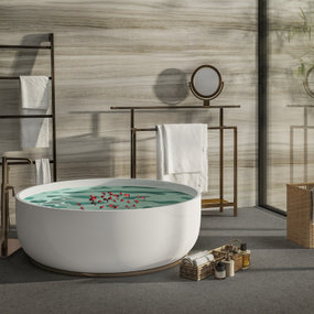 新中式浴缸3d模型