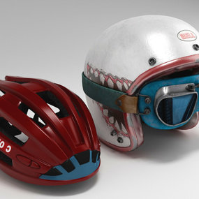 工业风复古头盔护目镜3d模型