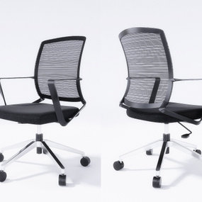现代网布办公椅3d模型