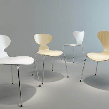 现代简约北欧休闲椅子蚁椅3D模型