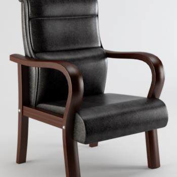 现代中式会议椅3D模型