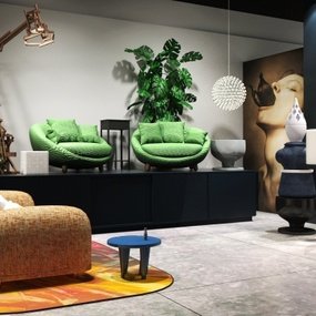 荷兰Moooi品牌 北欧软装家具展厅3d模型