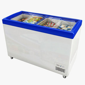 现代冰柜冷藏箱3d模型