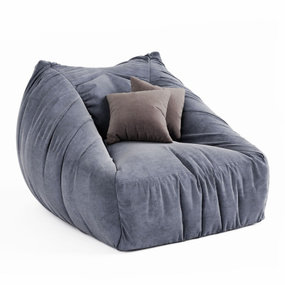 现代布艺懒人沙发3d模型