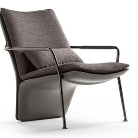 Poltronafrau现代布艺休闲椅3d模型