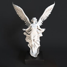 欧式天使石膏雕塑3d模型