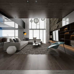 唐忠汉设计 现代客厅3d模型
