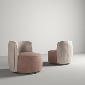 现代布艺单人沙发3d模型