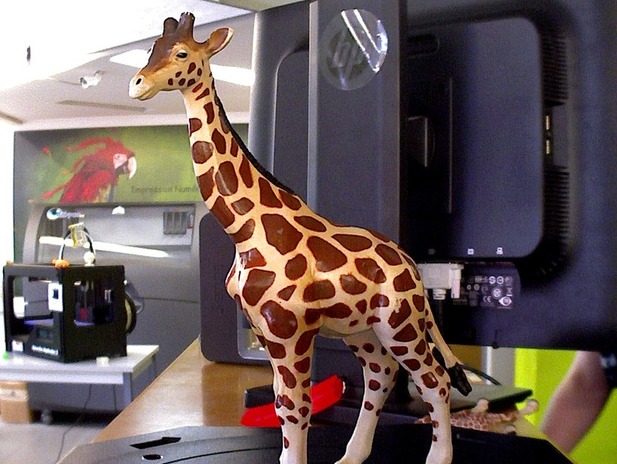 动物长颈鹿模型3d打印模型