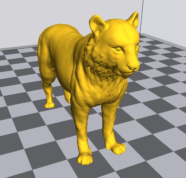 虎3d打印模型