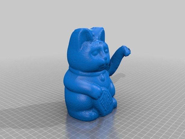 招财猫3d打印模型