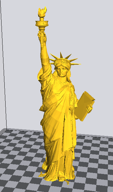 自由女神像3d打印模型