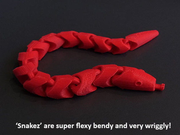 可动蛇3d打印模型