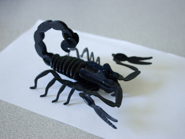 蝎子3d打印模型
