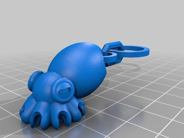大章鱼3d打印模型