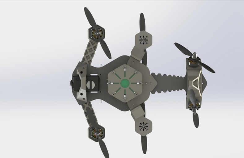 无人机3d打印模型