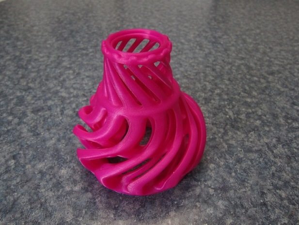 涡环花瓶3d打印模型
