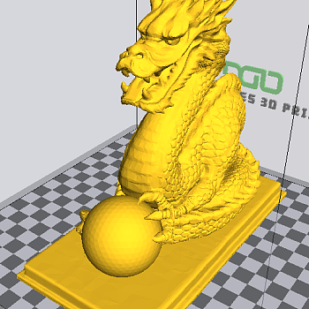 龙3d打印模型