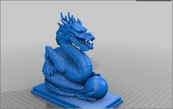 龙模型3d打印模型