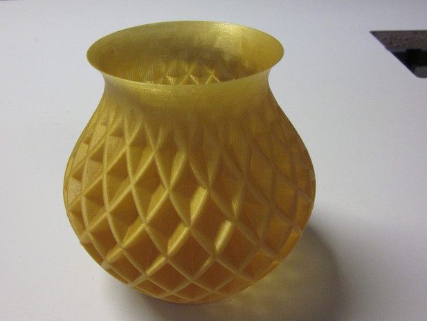 双绞线的花瓶3d打印模型