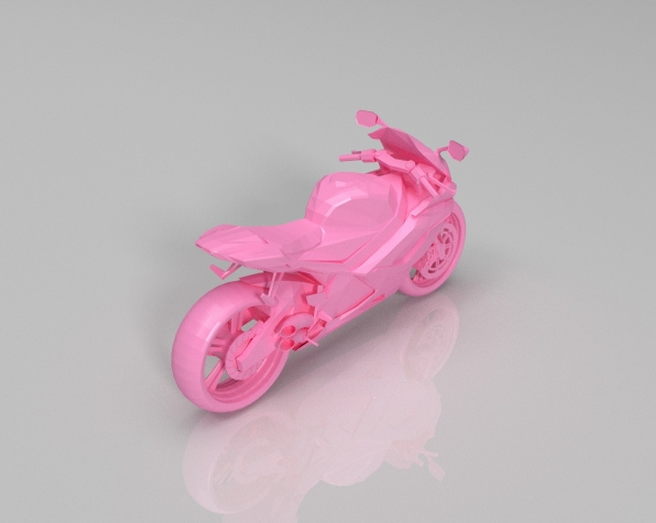 铃木摩托车3d打印模型