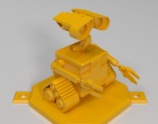 机器人总动员—瓦力3d打印模型