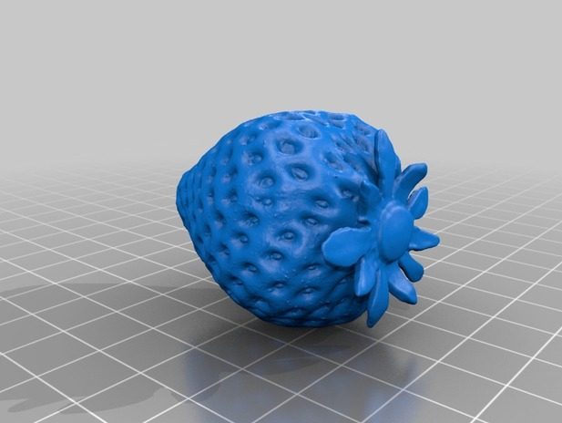 草莓模型3d打印模型