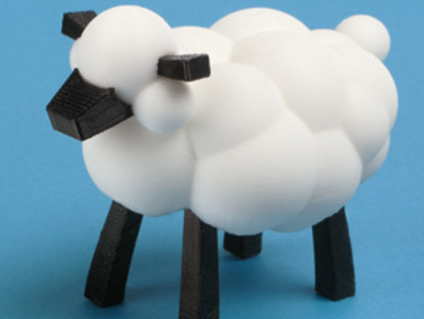 山羊3d打印模型