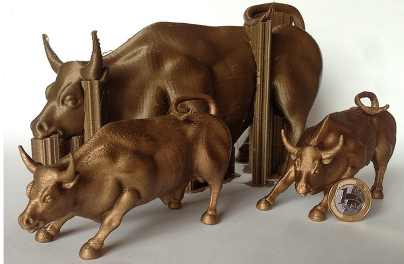 公牛3d打印模型