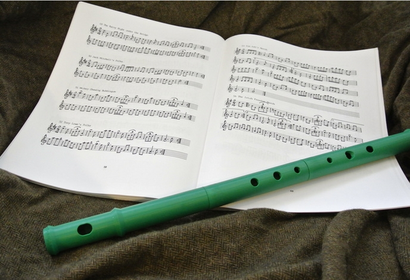 竹笛3d打印模型