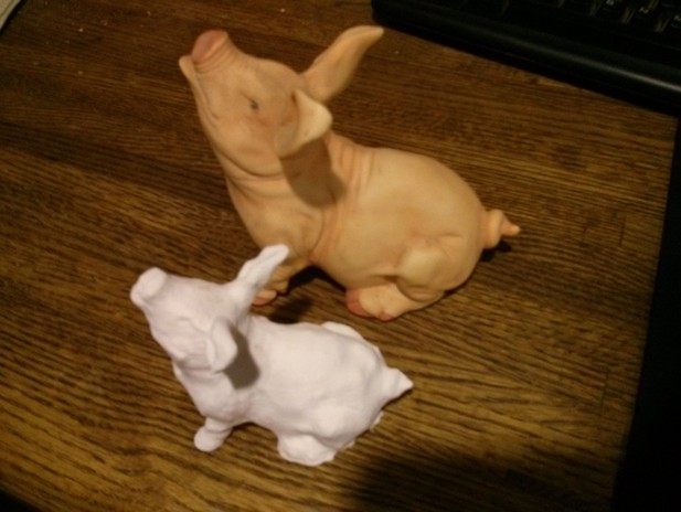 肉肉的小猪3d打印模型