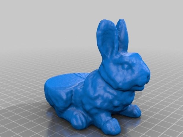 花园里的兔子3d打印模型