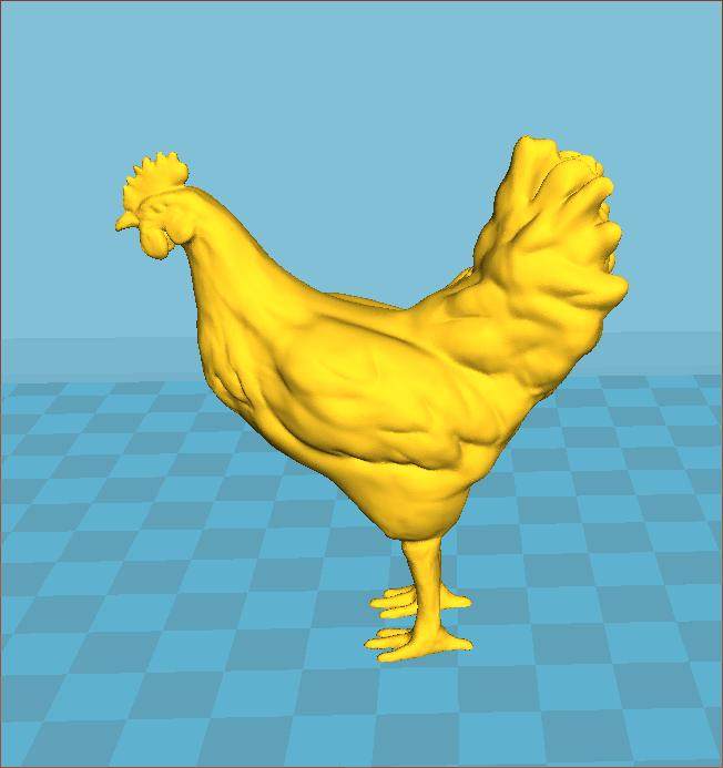 大公鸡3d打印模型