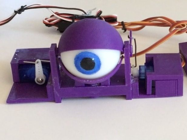 电子眼机械模型3d打印模型