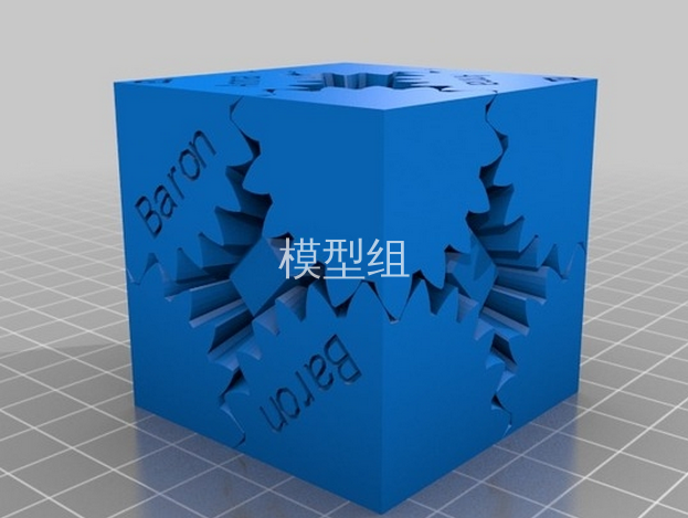 齒輪魔方3d打印模型