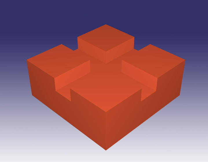 十字脚垫 by DNSpod 3D打印模型