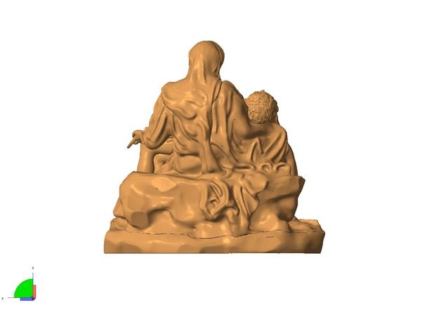 米开朗基罗的《虔诚》 by 浏阳河啊 3D打印模型