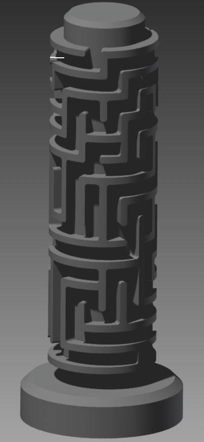 迷宫螺栓 by lishuang 3D打印模型