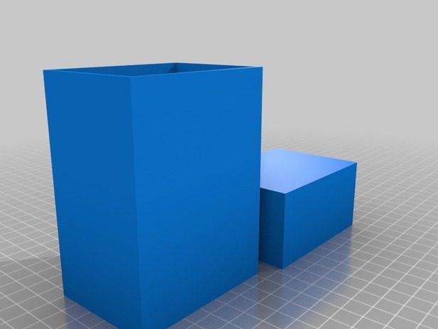简单牌盒 by ok之神 3D打印模型