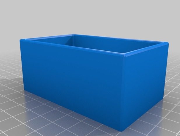 一个外方内圆的收纳盒 by 刷卡时为零 3D打印模型