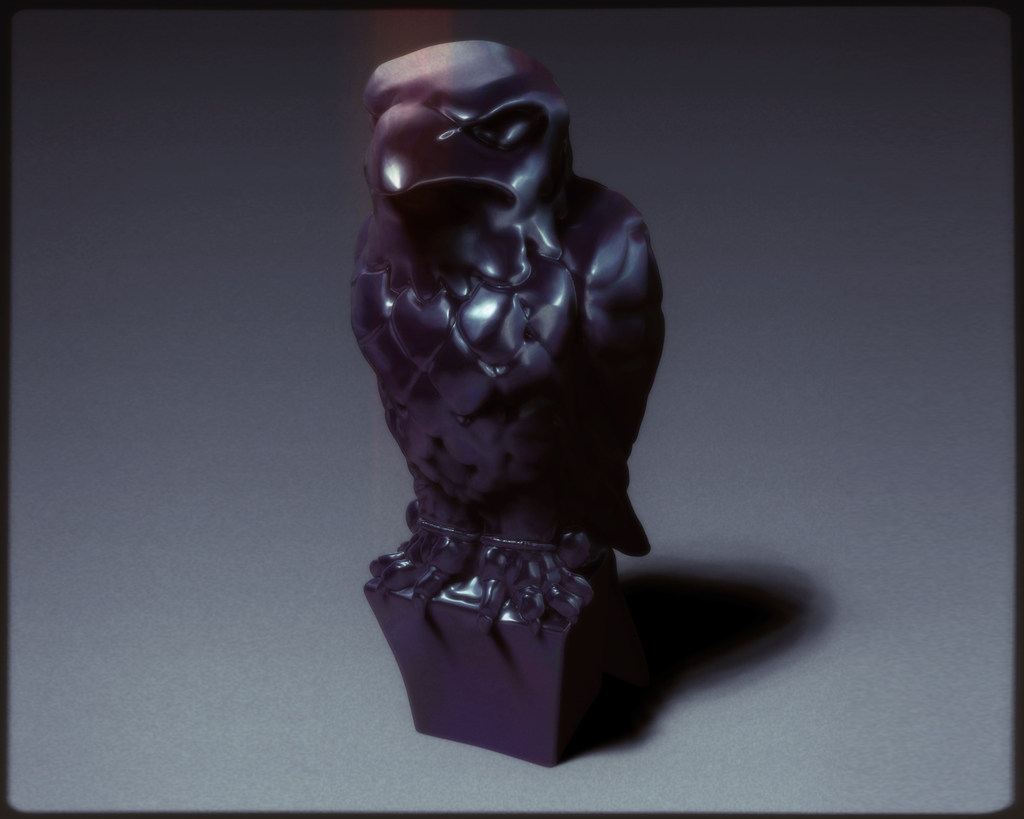 秃鹫雕塑模型 by 油麦菜 3D打印模型