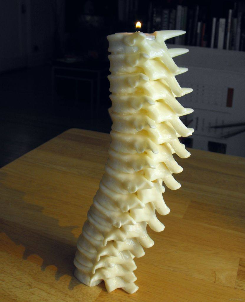 脊柱烛台 by one3D打印模型